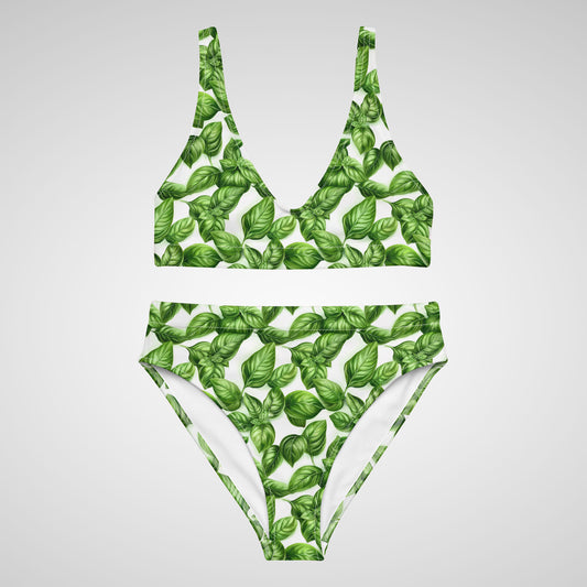 Sugar Basil - High-Waisted Bikini