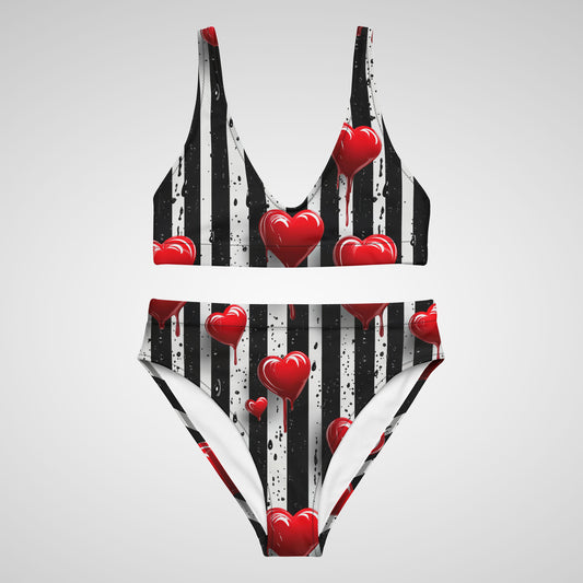 Heartbreak - High-Waisted Bikini