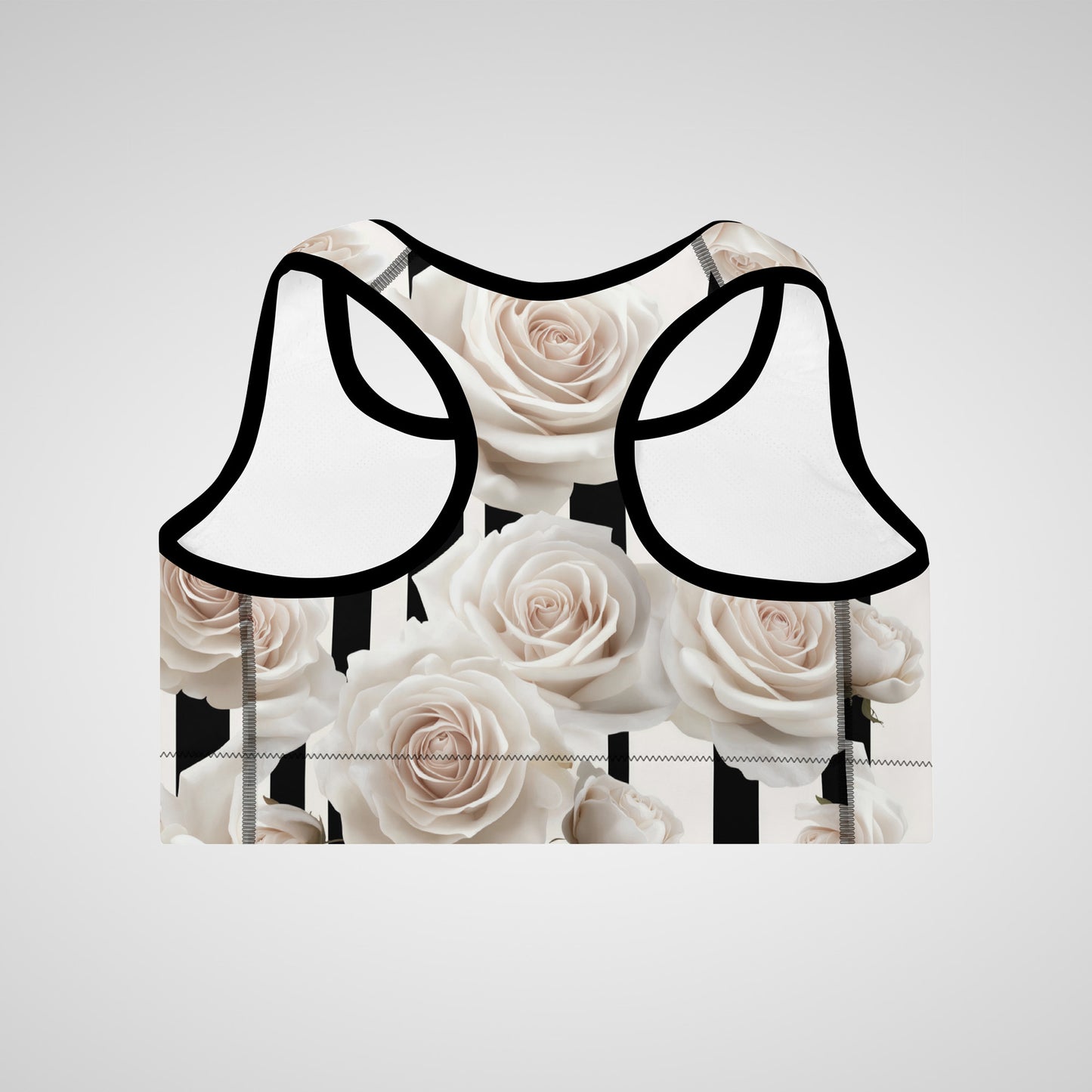 Noir Bloom - Padded Sports Bra